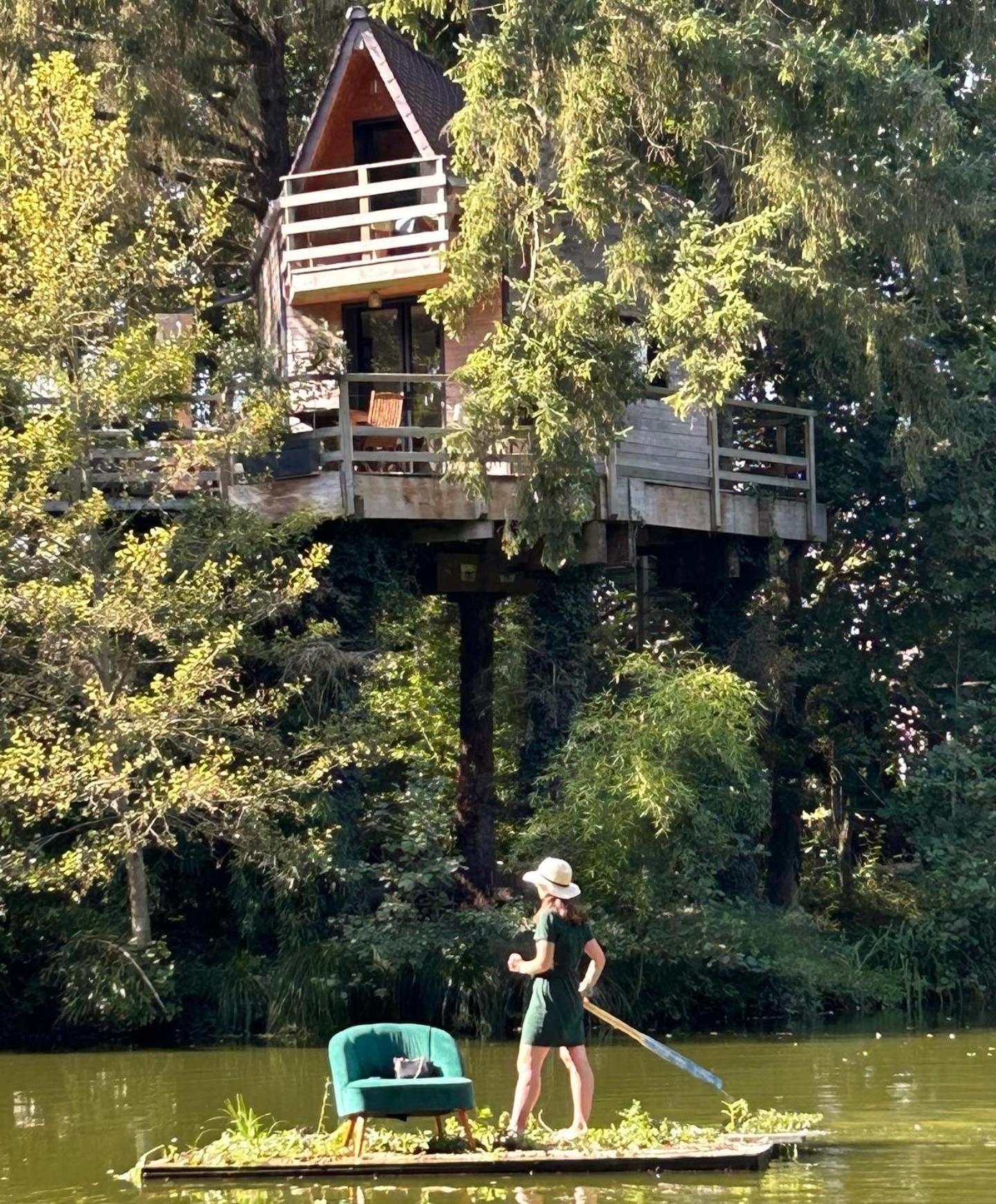 Les Cabanes De Koad'Dour - Sejour Spa Dans Les Arbres Les Portes du Coglais Exterior foto